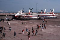 Mk III The Princess Margaret (GH-2006) arriving, passengers leaving